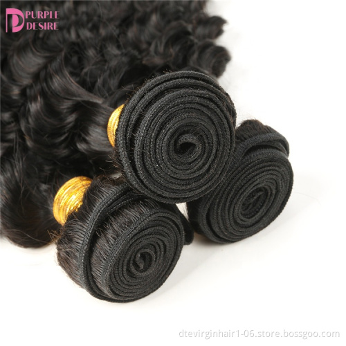 Xuchang hair factory Wholesale blonde  1b 4 27 deep wave hair bundles